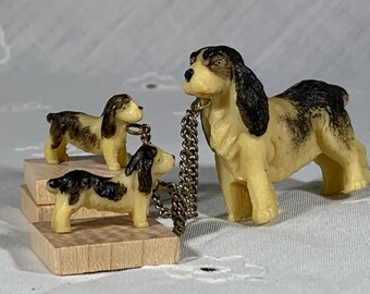small plastic dog figures