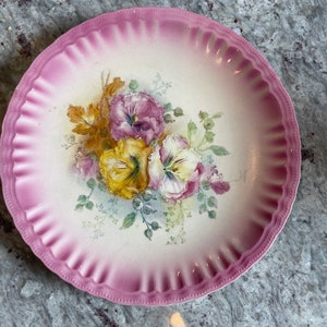Franz Mehlem Bonn Allemagne Assiette florale