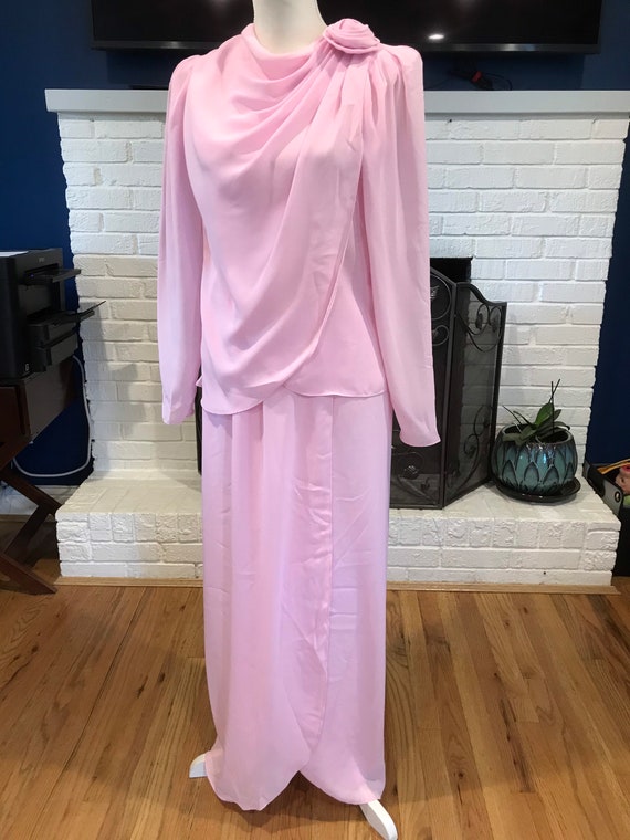Vintage Mister Jay 2pc Formal Dress - Pink - Size 10