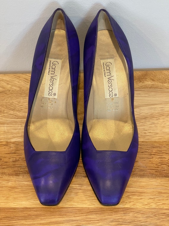 Gianni Versace Purple Shoes - image 2