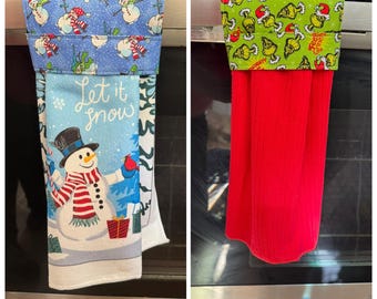 Holiday Hanging Kitchen Towels