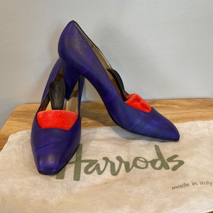 Gianni Versace Purple Shoes
