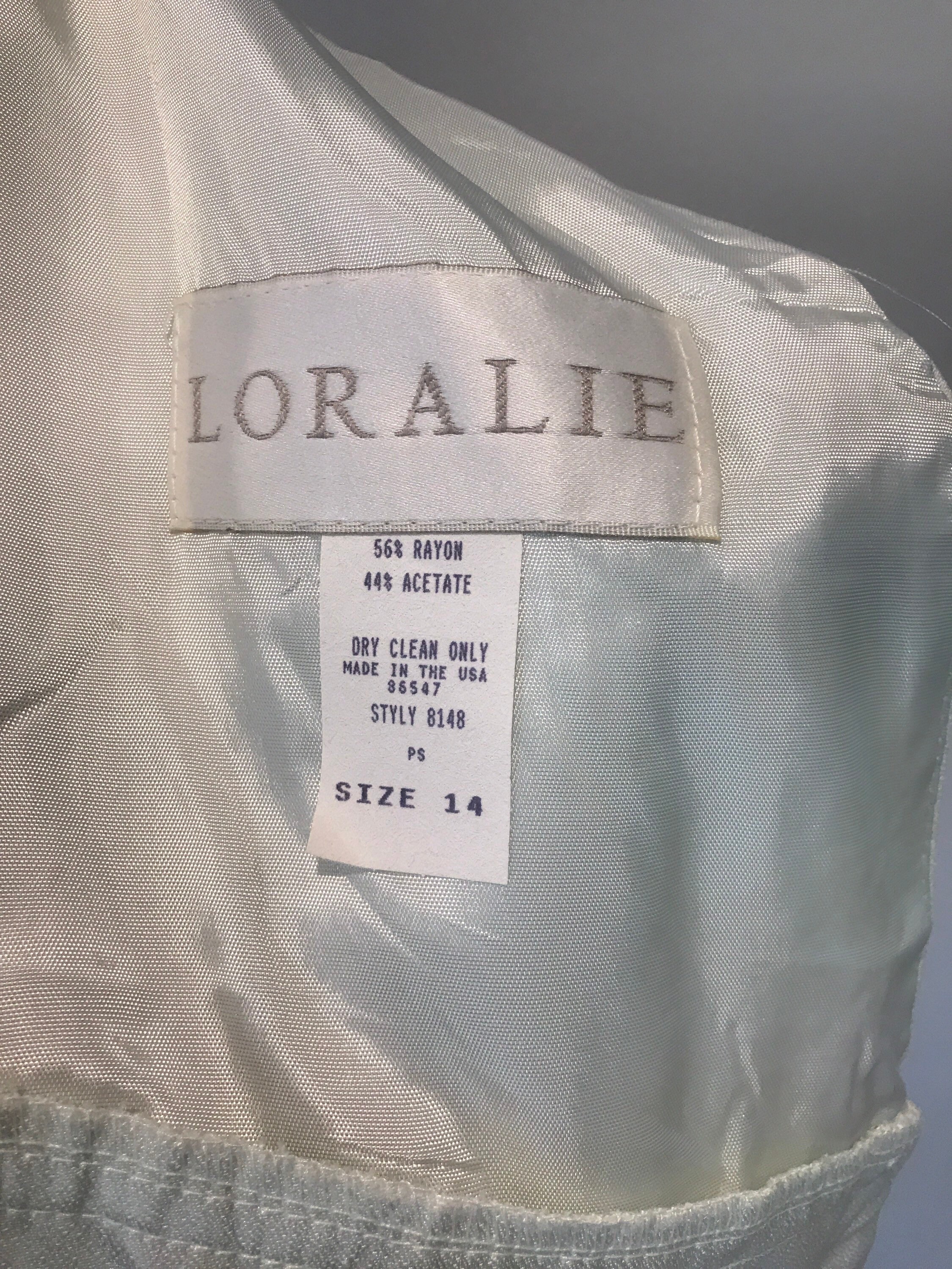 Sea Foam mint Green Formal Dress by Loralie Size 14 Etsy