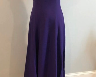 Vintage Purple Dress Wedding Bridesmaids Dress Maxi Prom Mother of the Bride Gown - 9/10 Nu-Mode