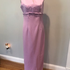 Vintage Prom Dress Lilac Purple Dress Size 9/10 Bridesmaid Mother of Bride Wedding