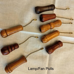Lathe Turned Lamp/Fan Pull