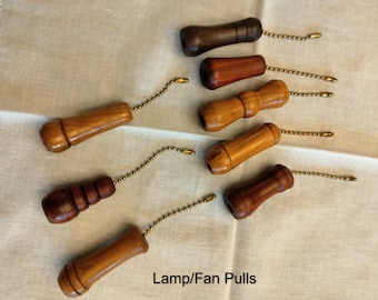 Lathe Turned Lamp/Fan Pull