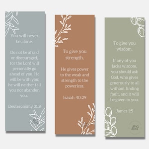 Promises of God Bookmark Printable