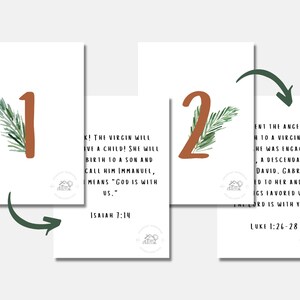 Kerst schrift adventskaarten