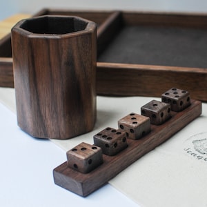Set di gioco in legno Yahtzee