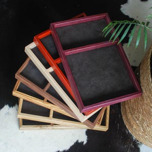 Wooden Dice Tray with Compartment