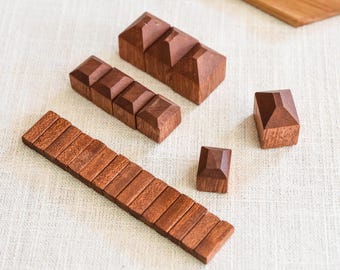 CATAN シーファーラーズ 交換用木材セット - レッド - Etsy 日本