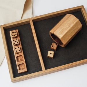 Juego de madera Yahtzee