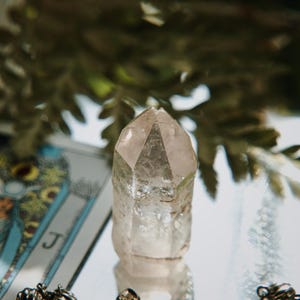 Mini Clear Quartz Crystal Point | Natural White Quartz | Natural Clear Quartz | Clear Quartz Point Tower | Crystal Bullet | Quartz Point