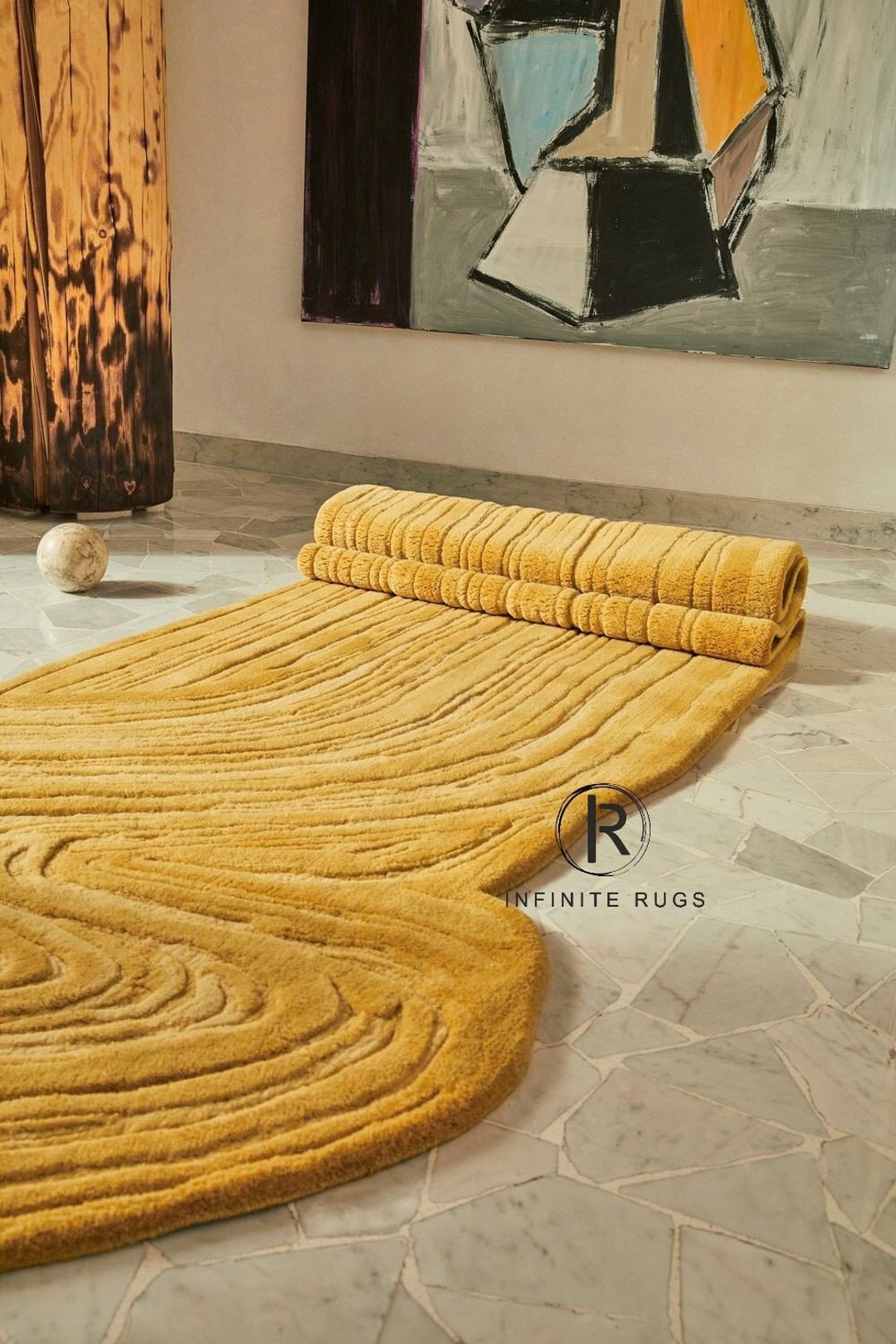 Hand Tuft Rug Designer Irregular Tuft Rug Custom Tuft Rug Etsy