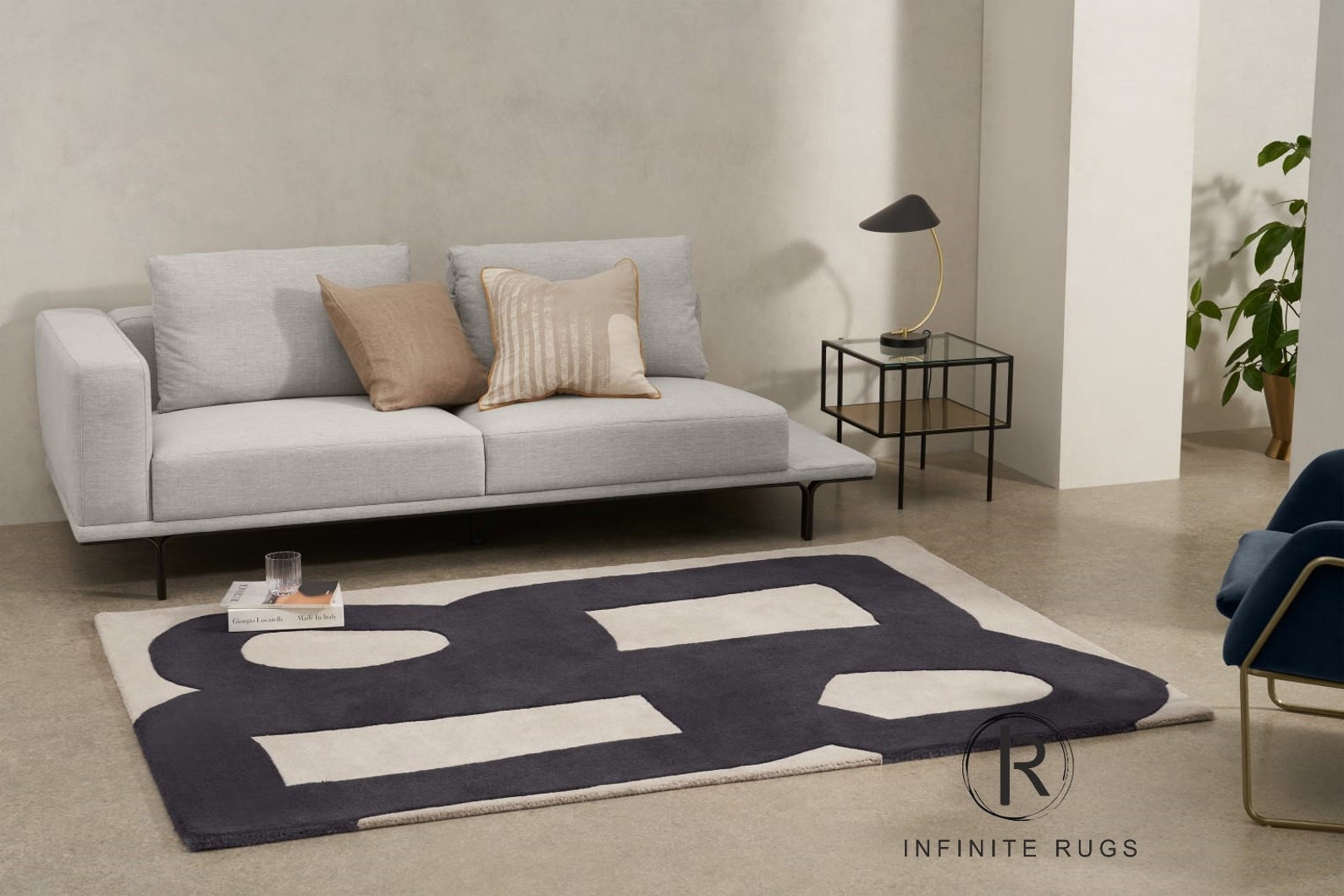 Designer Tufted Wool Rug Area Rug Modern Area Rug Handmade Etsy