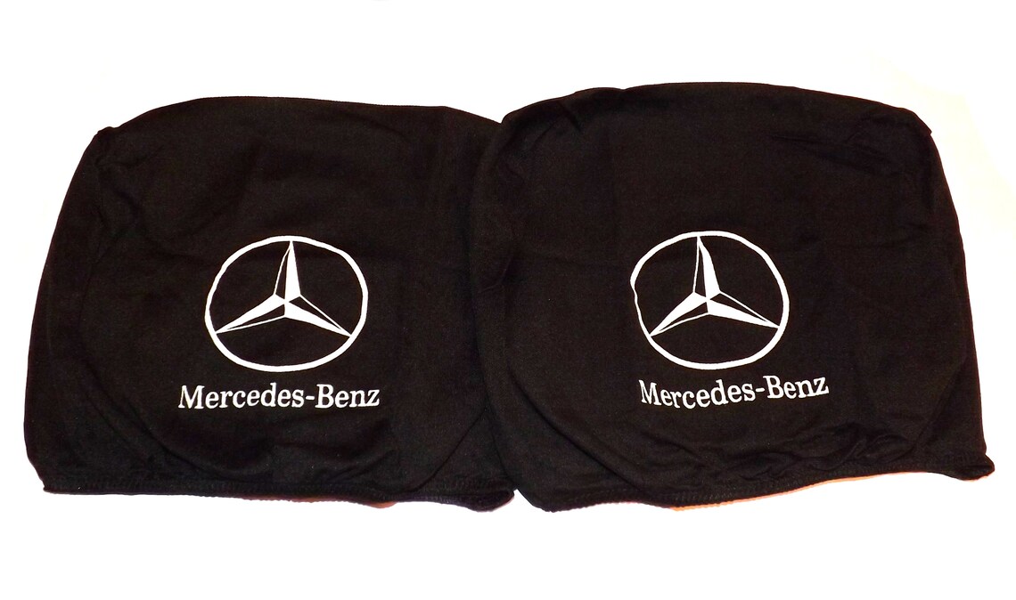 Mercedes Benz 2Pcs Elastic Universal Automobile Pillowcases Etsy