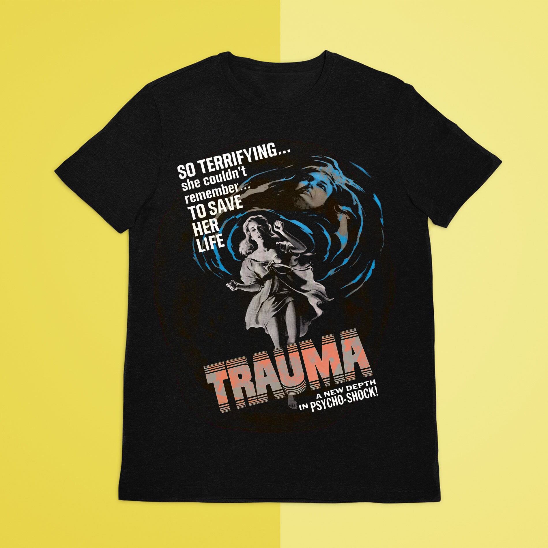 Discover Trauma Horror T-Shirt, Horror Tee, Horror Movie