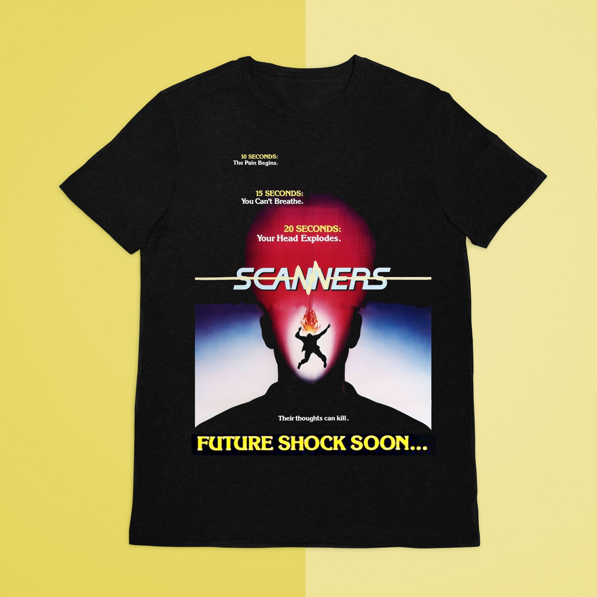 Scanners Tshirt Scanner Shirt Retro Horror Movie Horror Etsy