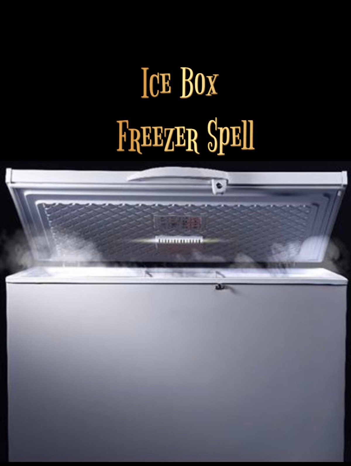 Vintage Icebox Chest Freezer Wrap