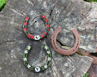 Romany Hand Painted Horse Shoe