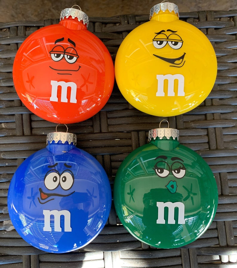 M&m Christmas Ornaments 