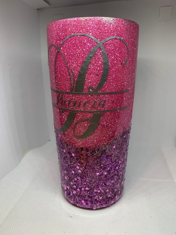 custom tumblers glitter