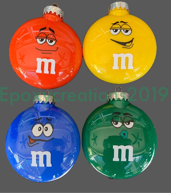Bergbeklimmer Kast Janice M en M M&M 3 of 4 in diameter Kerst ornamenten. Snelle - Etsy Nederland