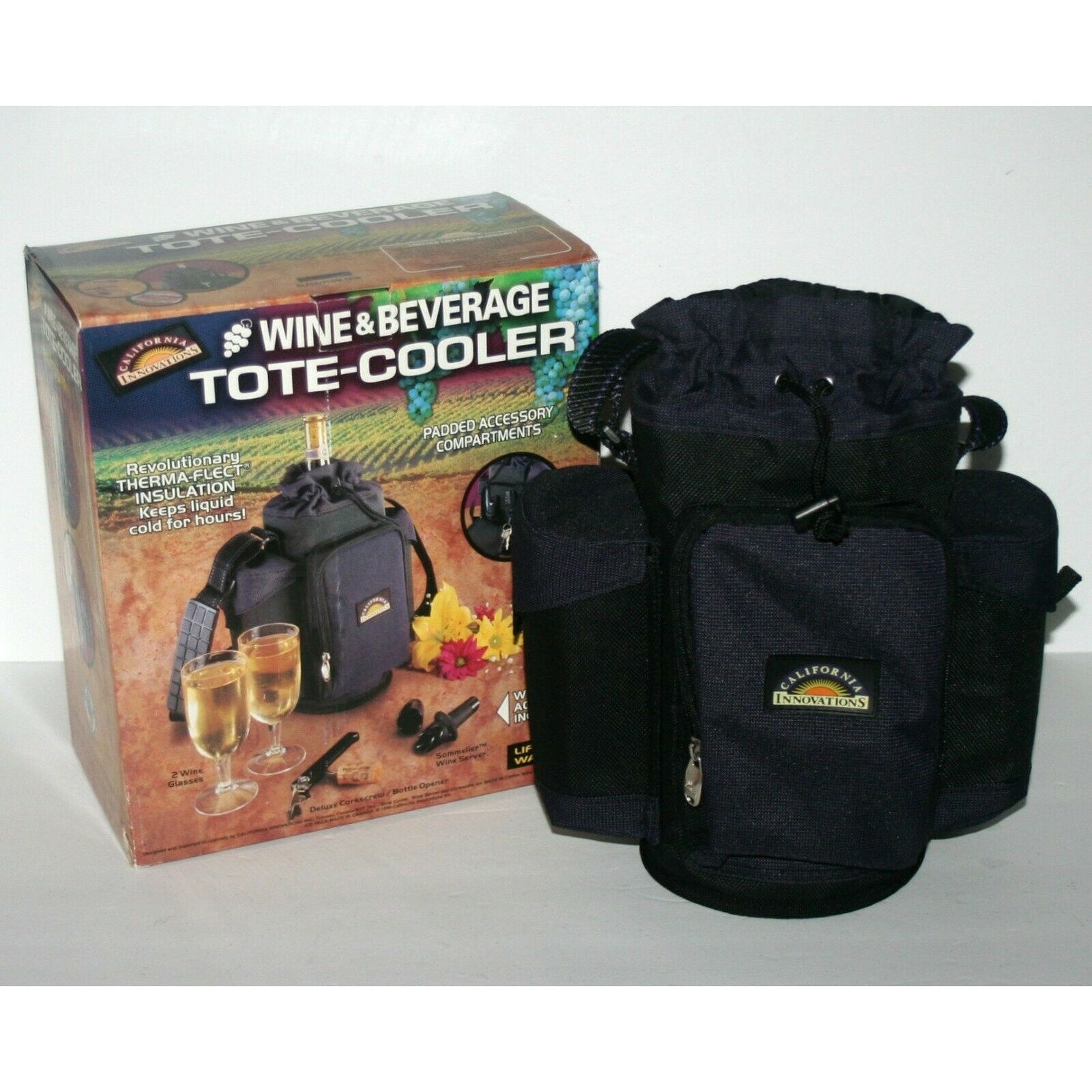 California Innovations Insulated Wine Beverage Tote Cooler Etsy