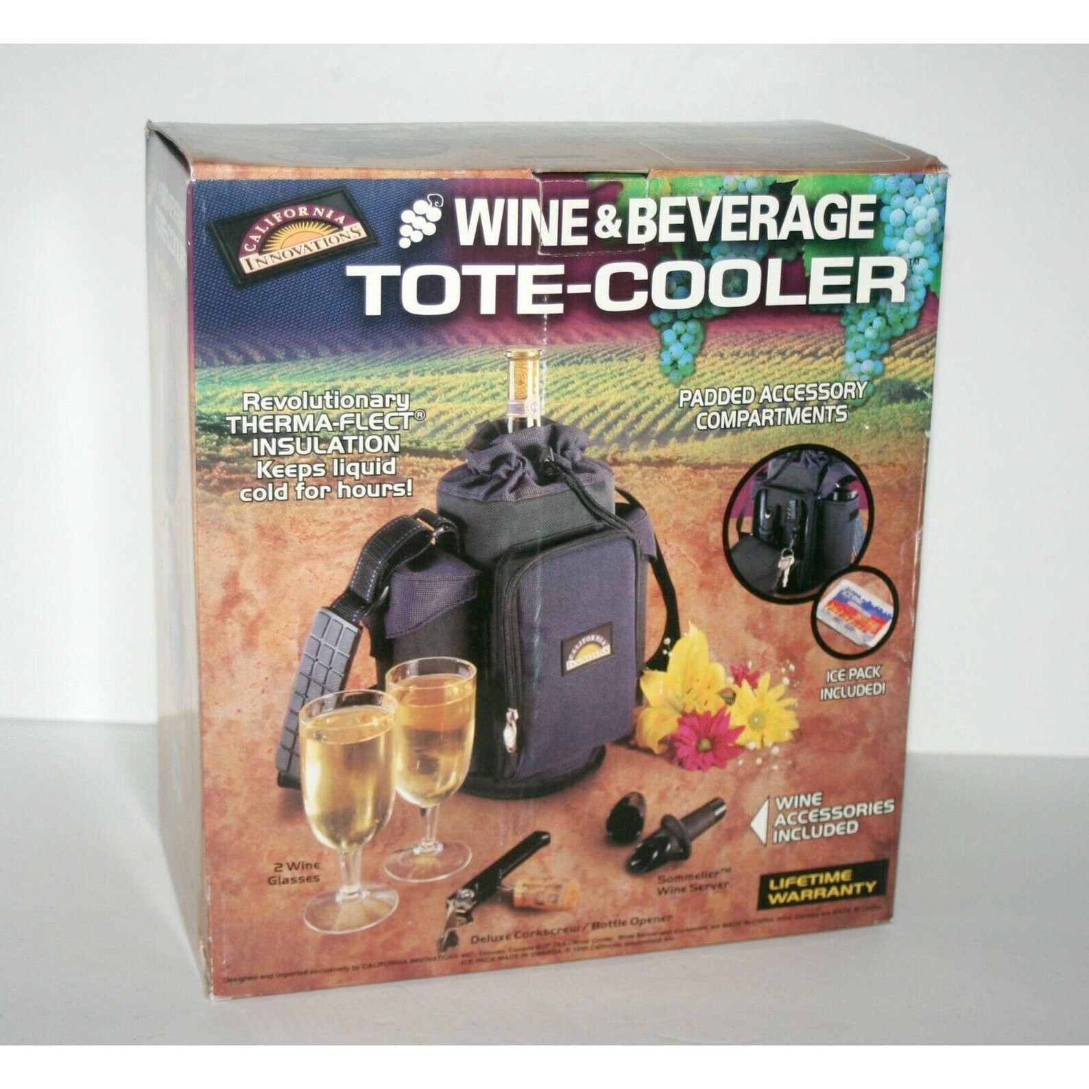 California Innovations Insulated Wine Beverage Tote Cooler Etsy