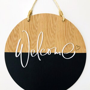 Welcome Sign | Door Decor | Welcome Door Sign | Real Estate Closing Gift | Door Sign | Housewarming Gift | Home Decor | Welcome Sign Modern