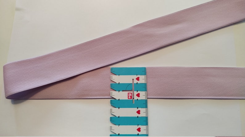 Wonderfully soft elastic band in 3 colors from HDS Modestoffe, 40 mm wide 100 cm long for skirts, trousers, underwear, etc Pink