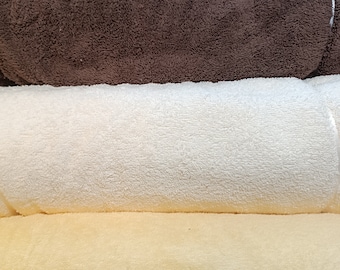 Frottee in 3 Farben, Baumwolle, schön kuschelig - 0,5mtr