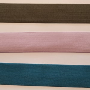 Wonderfully soft elastic band in 3 colors from HDS Modestoffe, 40 mm wide 100 cm long for skirts, trousers, underwear, etc image 2