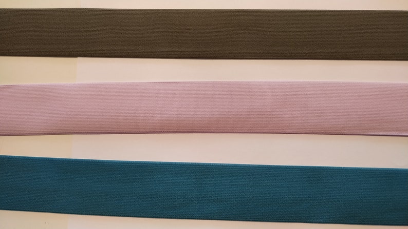 Wonderfully soft elastic band in 3 colors from HDS Modestoffe, 40 mm wide 100 cm long for skirts, trousers, underwear, etc image 2