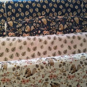 Working beaver - the exclusive digital print collection from Hilco on cotton jersey, 2 designs, 3 colors, 0.5mtr