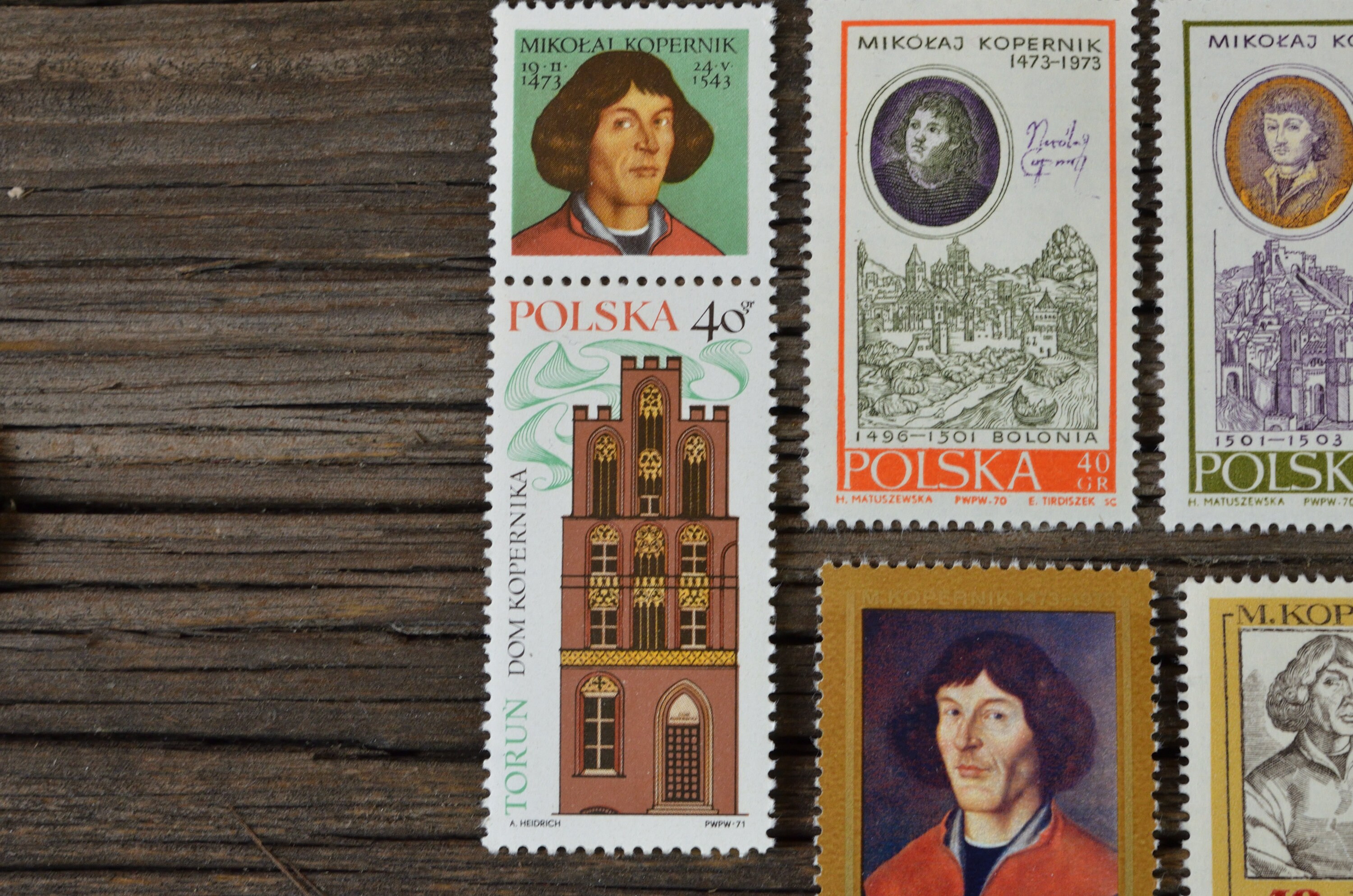 Lot De 9 Timbres Polonais Vintage - Années 1920 - Non Oblitérés - Collection