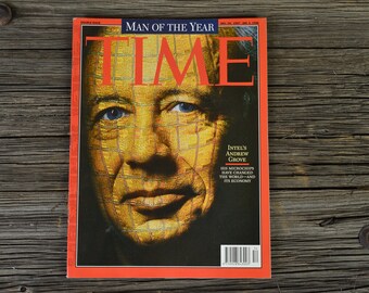 Time magazine Double issue Dec 1997-Jan 1998/ Vintage weekly magazine/ Celebrate your birthyear or birthweek/ Birthday gift/ Man of the year