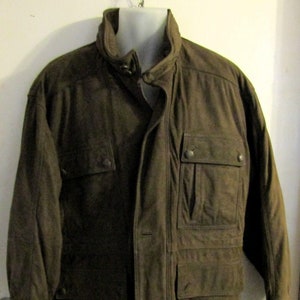Hombres Timberland Leather Gear Tenon Leather Field Jacket Marrón Tamaño Pequeño