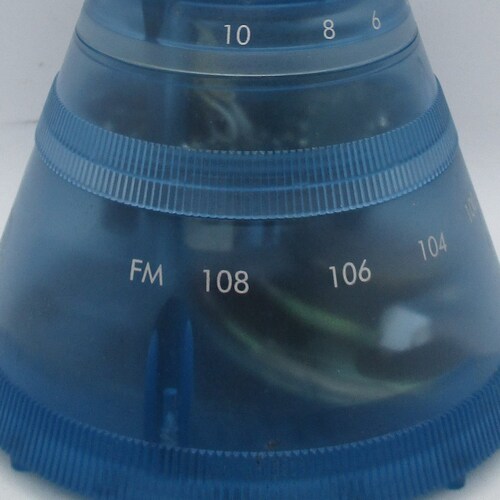 RARE Lexon Translucent Blue shops Apollo FM Radio LA 11 from the 1990s
