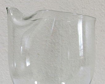 Holmegaard Crystal Denmark Smoke Colored Martini Pitcher