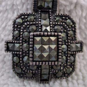 Judith Jack Sterling Silver Marcasite Square Shaped Pendant from Saks 5th Ave