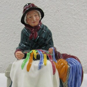 Rare &quot;Silks and Ribbons&quot; HN2017 Royal Doulton Figurine 1948