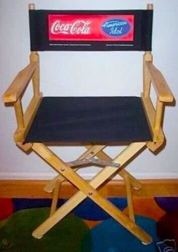 Coca-cola American Idol Director Chair Style 23090-18 - Etsy