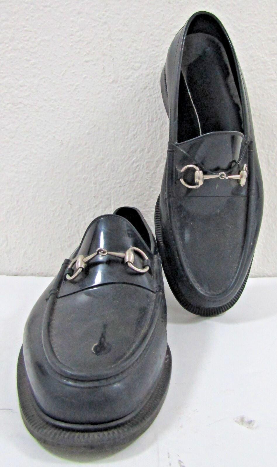 Gucci Vintage Classic Black Loafers - Size 12 s-l400.jpg main image 4