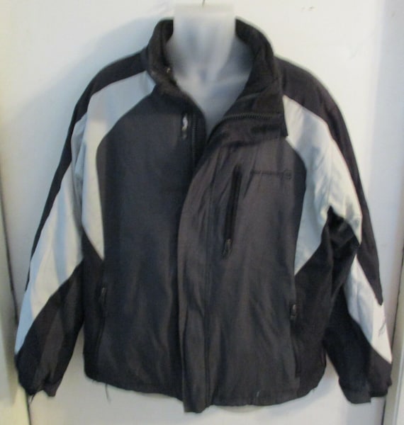 New Men s Free Country Winter Jacket With Zip Out Lining Black Gray Size Large Etsy UK