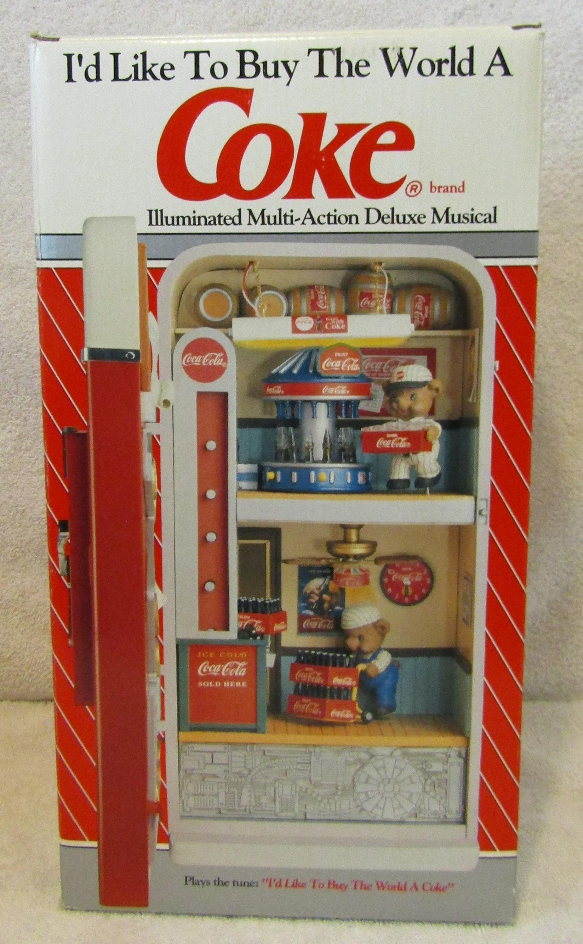 New Enesco I'd Like to Buy the World a Coke Illuminated Musical
