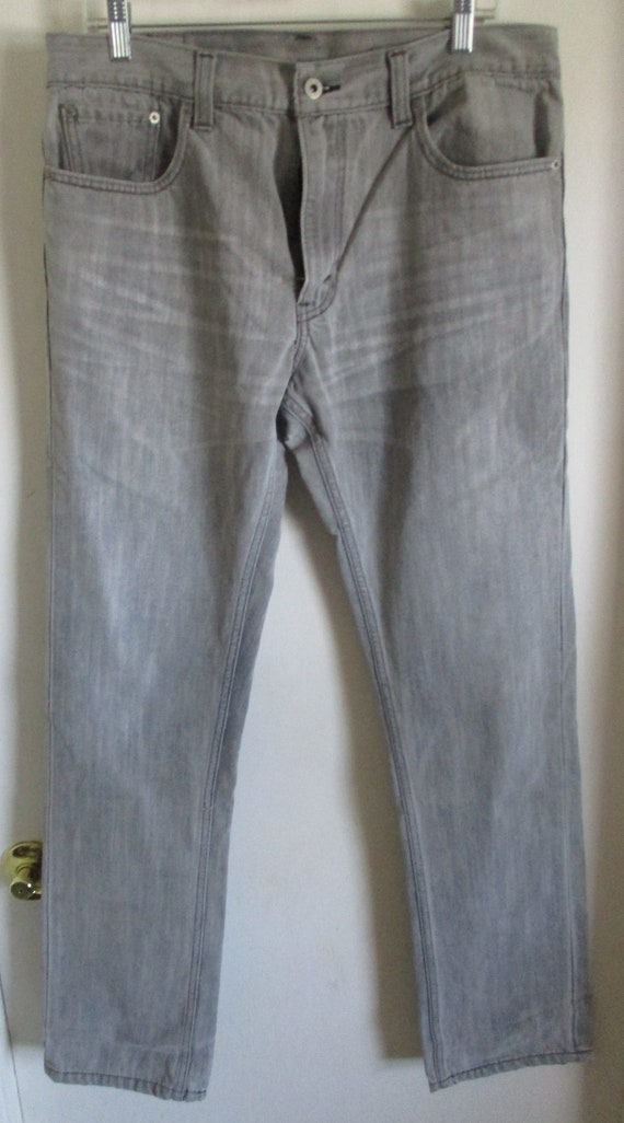 Mal funcionamiento piel Formación Hombres Levi 511 Gris Denim Jeans Tamaño 36 x 32 Flaco - Etsy España