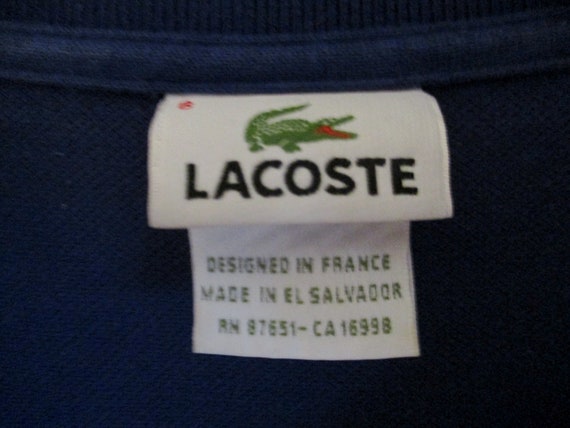 LACOSTE Short Sleeve Polo Shirt Royal 