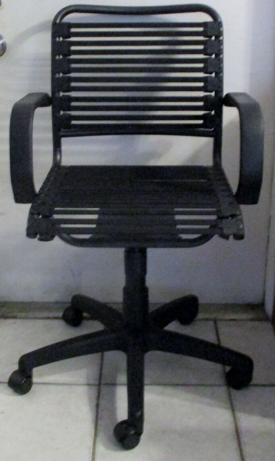 Euro Style Inc. Bungee Flat Mid Back Office Chair Black 02572BLK Etsy